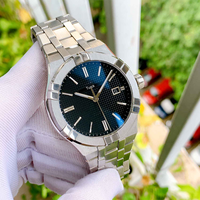 Montre mécanique automatique pour homme Turck, cadran Paris Stud, acier inoxydable, cristal saphir, chronographe à aiguilles, résistance à l'eau 200 m