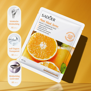 Mascarillas Faciales SADOER al por Mayor, OEM ODM, Serie <span class=keywords><strong>de</strong></span> Plantas para el Cuidado <span class=keywords><strong>de</strong></span> la Piel, <span class=keywords><strong>Mascarilla</strong></span> Facial con Ácido Hialurónico - Product Image 3