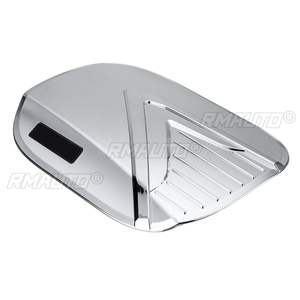 Cubierta de la tapa del tanque de combustible ABS cromada, embellecedor de estilo para coche, tapa protectora de aceite y combustible para Hyundai Palisade 2019-2020, accesorios para coche - Product Image 3