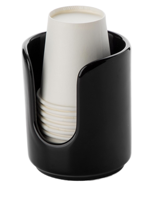 Distributeur de gobelets en céramique original de 3 oz pour salle de bain, ensemble de gobelets pour bain de bouche et gobelets en papier PLA