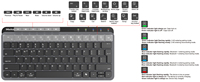 Clavier d'ordinateur portable sans fil 2,4 G WK310, rechargeable, double mode, silencieux, ultra-fin, USB Type-C