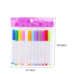 12 couleurs Mini marqueur effaçable pointe fine stylo tableau blanc pour l'école et le bureau - Product Image 3