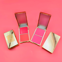 Custom Matte Palette 2-in-1 Blush Make-up Crèmeachtige Poederblush en Bronzer Palette Hoge Pigmentatie Private Label Blush Palette
