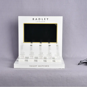 Cao cấp acrylic Countertop hiển thị đứng cho cửa hàng bán lẻ đồng hồ hiển thị đứng <span class=keywords><strong>Rack</strong></span> với 10 inch màn hình LCD - Product Image 3