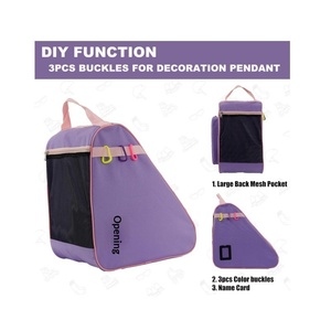Bolsa de Patinaje Triangular Impermeable y Portátil, <span class=keywords><strong>Mochila</strong></span> de Almacenamiento para <span class=keywords><strong>Patines</strong></span> con Correa para el Hombro - Product Image 4