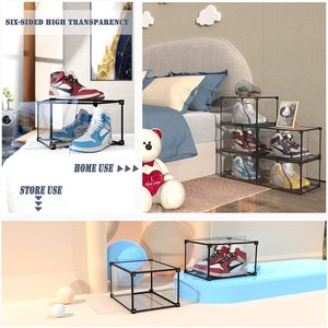 Стальной органайзер для стеллажей, полки в башне, 40 пар обуви, металлический ящик для обуви - Product Image 4