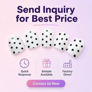 <span class=keywords><strong>Faux</strong></span> <span class=keywords><strong>ongles</strong></span> à presser pour enfants, mini, 12 pièces, mignons, à motifs de dessins animés, <span class=keywords><strong>courts</strong></span>, couvrants, pour filles, sûrs et non toxiques - Product Image 6