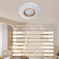 Plafonnier Led 12w sans garniture en fer blanc chaud personnalisé à montage encastré pour chambre salle à manger couloir domestique