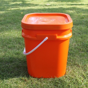 Cubo Cuadrado Blanco Yusu <span class=keywords><strong>con</strong></span> Tapa para Envasado de Azúcar en Polvo, <span class=keywords><strong>Sal</strong></span> y Granos - Product Image 6