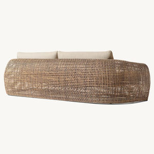 Luxury Modern <b>Rattan</b> Aluminum Farmhouse Park Villa Apartment Hotel Garden Set Eco-Friendly UV Resistant Waterproof - Product Image 6