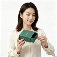Maßgefertigte Luxus-Schubladenpapier-Schmuckgeschenkbox, Mini-Weihnachtsverpackungsbox, Geeignet für Einzelhandel und Versand