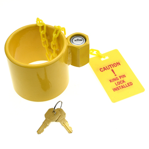YH1791 Serrure de <span class=keywords><strong>remorque</strong></span> antivol en acier massif adaptée à la voiture de Camping de <span class=keywords><strong>remorque</strong></span> de conteneur de RV avec poignée - Product Image 1