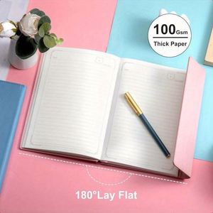 Libreta de Direcciones Espiral A3 de Cuero PU, Diario Clásico de Alta Calidad con Páginas Rayadas de 100gsm, Cuaderno de Moda para Registrar el Estado de Ánimo, 80 Hojas - Product Image 2