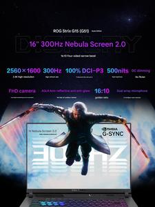 แล็ปท็อปรุ่นใหม่จาก Brank รุ่น Strix Xinrui หน่วยประมวลผล RTX5060แรม16GB พื้นที่เก็บข้อมูล1TB หน้าจอ2.5K รีเฟรชเรท300Hz ขนาด16นิ้วเล่นเกมได้อย่างเหนือชั้นพร้อมคีย์บอร์ดภาษาอังกฤษแบบสหรัฐฯรุ่น G16 2026การ์ดจอ RTX 5060มอบประสบการณ์การเล่นเกมที่ยอดเยี่ยม - Product Image 2