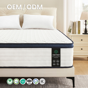 12 Inch Đôi Kích Thước Lai Euro Top Bộ Nhớ Bọt Túi Mùa Xuân Nệm Cho Phòng Ngủ Trường Học Bệnh Viện Khách Sạn Hội Thảo - Product Image 1