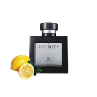 Zuofun INFINITY Parfum pour homme au design unique, senteur boisée et terrestre fruitée, vaporisateur