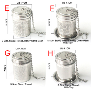 WELAND a maglia Extra Fine infusore per tè sfuso 18/8 in acciaio inossidabile a catena estesa gancio per colino per tè e spezie condimento per tè più ripido - Product Image 5