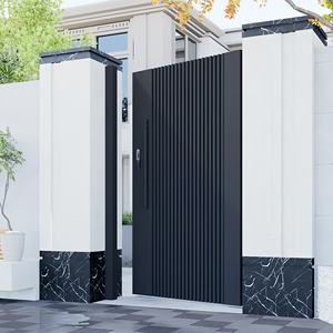 Portail de Jardin en Aluminium Américain Best-Seller, Design Étanche pour Villa, Portail Coulissant Moderne, Portails de Façade Battants - Product Image 3