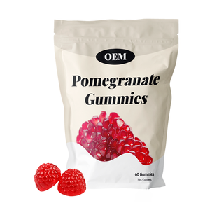 OEM Pomegranate Gummy <b>Candy</b> Custom Manufacturing Private Label B2B Bulk Supply USDA Organic Kosher ISO HACCP Certified - Product Image 1