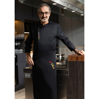 Uniforme de Chef Qiyi pour Hommes – Nouveau Design, Résistant à l'Usure et Anti-Salissures, Professionnel, Anti-Bouloches pour Restaurants et Bars