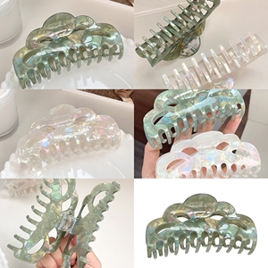 Fermagli per Capelli in PVC Semplici Rettangolari a Doppio Braccio con Molla 12cm per Uso Quotidiano - Product Image 6