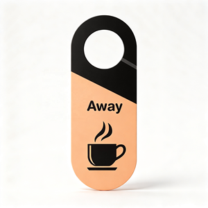 Letreros de PVC Personalizados de Alta Calidad para Puertas, Impresión de Plástico para Hoteles y Oficinas, Etiquetas para Colgar Ropa, Venta al Por Mayor - Product Image 5
