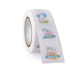 Etiquetas adhesivas ecológicas <span class=keywords><strong>de</strong></span> Material <span class=keywords><strong>de</strong></span> papel Pla personalizadas compostables, pegatinas biodegradables impresas personalizadas para embalaje <span class=keywords><strong>de</strong></span> alimentos - Product Image 1