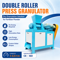 Granulateur à rouleaux pour engrais, machine de granulation NPK pour chlorure de potassium et sulfate d'ammonium