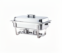 Commentaires les plus Favorables Ensemble de buffet de chauffe-plats de luxe en acier inoxydable pour la fête d'anniversaire de Noël