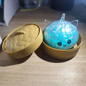 Juguete Sensorial Antiestrés de TPR con Purpurina en Forma de Dumpling, el Más Vendido, con Caja, de Levantamiento Lento, Lindo, Regalo Ideal - Product Image 6