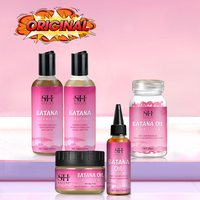Nouvelle arrivée Batana Oil Set Batana Oil Organic Hair Growth Hydrater et hydrater l'ensemble de soins capillaires