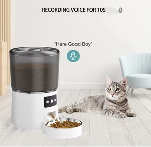 Distributeur de nourriture intelligent 4L pour animaux de compagnie avec programmation de l'heure, alimentation à distance via l'application Tuya pour chats de tous âges - Compatible Wi-Fi - Product Image 2