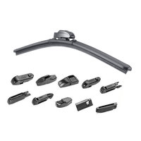 Limpiaparabrisas para Automóvil 2025, OEM Universal, Plano, sin Estructura, con 18 Adaptadores para Múltiples Modelos de Vehículos