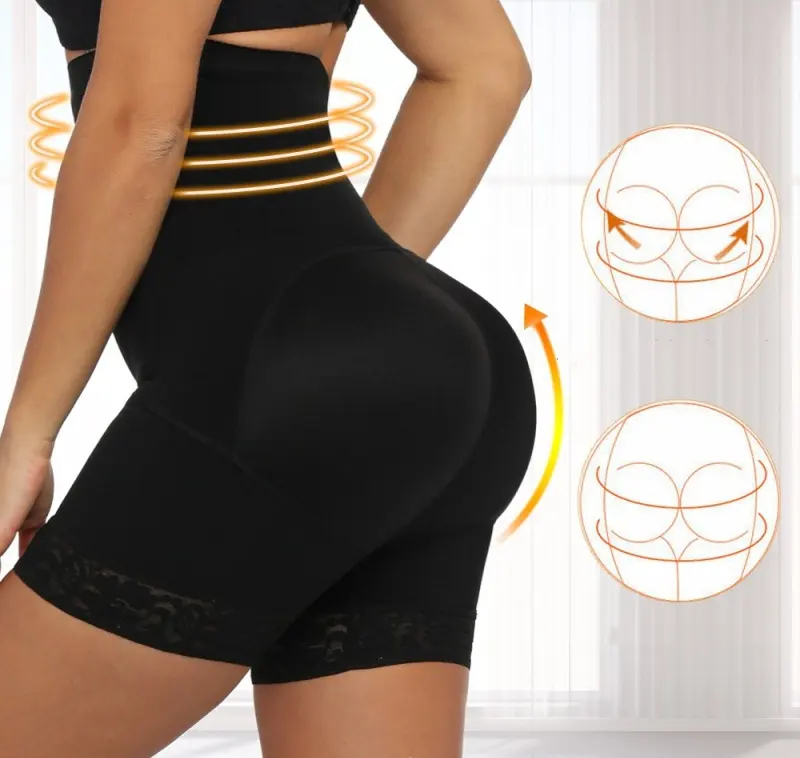 Ventas calientes Precio barato Venta al por mayor de talle alto Sexy lifting Mujeres Slim body Shaping Pants