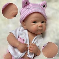 Poupée bébé en silicone de 13 pouces, corps entier, réaliste, poupées reborn, poupées nouveau-nés réalistes ressemblant à de vrais bébés
