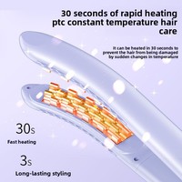 Pea Pod Arc Corn Splint, Fer à boucler en céramique avec écran LED, technologie ionique négative, 10 réglages, pour cheveux longs et utilisation douce