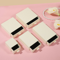 Wholesale Suppliers Luxury Style Portable Cardboard Gift Storage Sliding Drawer Paper Box for Jewelry Packaging