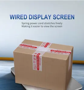 Fábrica al por mayor 180kg 50kg balanza postal digital Blance electrónico FunctionManual Pantalla LCD Paquete Peso de la báscula de envío