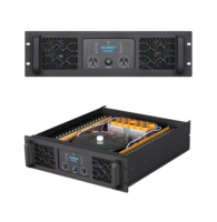 Amplificateur de puissance de classe H AUWAY de haute qualité 2200W en gros, PS2200 pour système de sonorisation à deux caissons de basses de 18 pouces, 220V-240V, métal