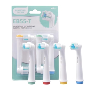 Factory Wholesale Smart Teeth Brush <b>Heads</b> EB55-T Patented Oral Care Medium Bristle Household Use Nylon Material - Product Image 1