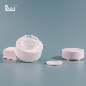 Frasco de vidrio de contenedor de vidrio de MOQ bajo para el cuidado personal de la piel Frasco de vidrio blanco claro de 50g con tapa - Product Image 5