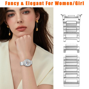 <span class=keywords><strong>Bracelet</strong></span> en titane pour Samsung <span class=keywords><strong>Galaxy</strong></span> <span class=keywords><strong>Watch</strong></span> 8 40 mm 44 mm 8 Classic 46 mm, <span class=keywords><strong>bracelet</strong></span> pour homme, <span class=keywords><strong>bracelet</strong></span> en métal de luxe - Product Image 3