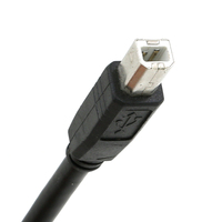 Cable Divisor en Y USB 2.0 B Macho a Conector Hoslden de 3 Pines y Mini-DIN de 24 V para Impresora de SISTEMA POS