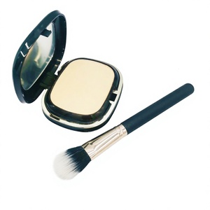 <span class=keywords><strong>Brocha</strong></span> de Maquillaje Profesional para Rubor, de <span class=keywords><strong>Fibra</strong></span> Sintética Doble, Suave y Esponjosa - Product Image 1