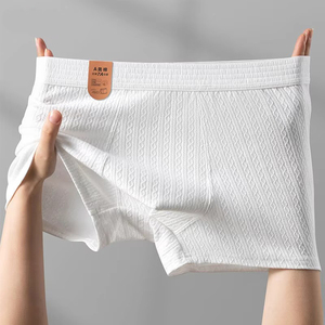 Calzoncillos Bóxer de Algodón Blanco para Hombre CELINNE, Antibacterianos, Transpirables, con Bolsa 3D de Malla, Suaves y Cómodos para Uso Diario - Product Image 5