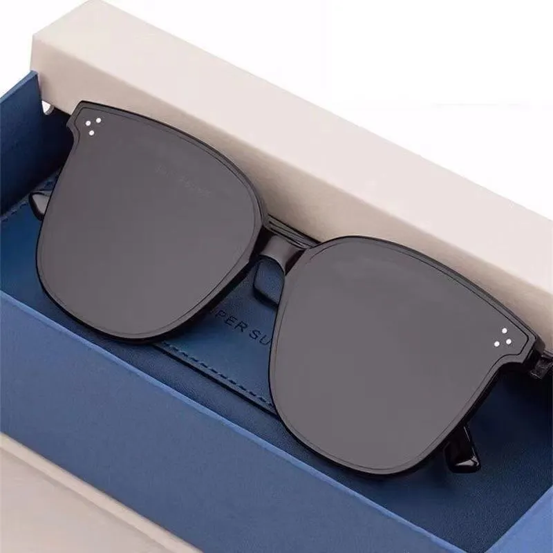 Vintage Minimalist Style Sunglasses High Quality Custom Rectangle Unisex PC Sun Glasses