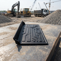 Tapis de sol en caoutchouc résistant à l'usure pour flotte de location à fort trafic et équipement de construction