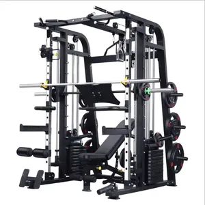 Hete Verkoop Commerciële Oefening Multifunctionele Smith Machine Power Functionele Trainer Smith Machine Power Rack