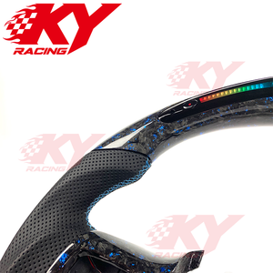 พวงมาลัยรถยนต์สไตล์สปอร์ตคาร์บอนไฟเบอร์แบบฟอร์จ LED สำหรับ Dodge Ram 1500 2500 3500 TRX - Product Image 2