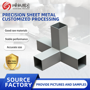 Ống Vuông kết nối mô Hình CNC khung kim loại thành phần phần cứng tấm kim loại chế biến kim loại khung kết nối - Product Image 6